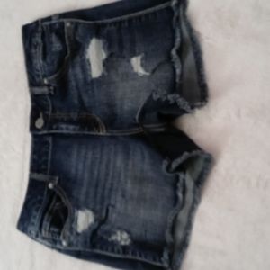Maurices Distressed Denim Shorts Size 5/6
